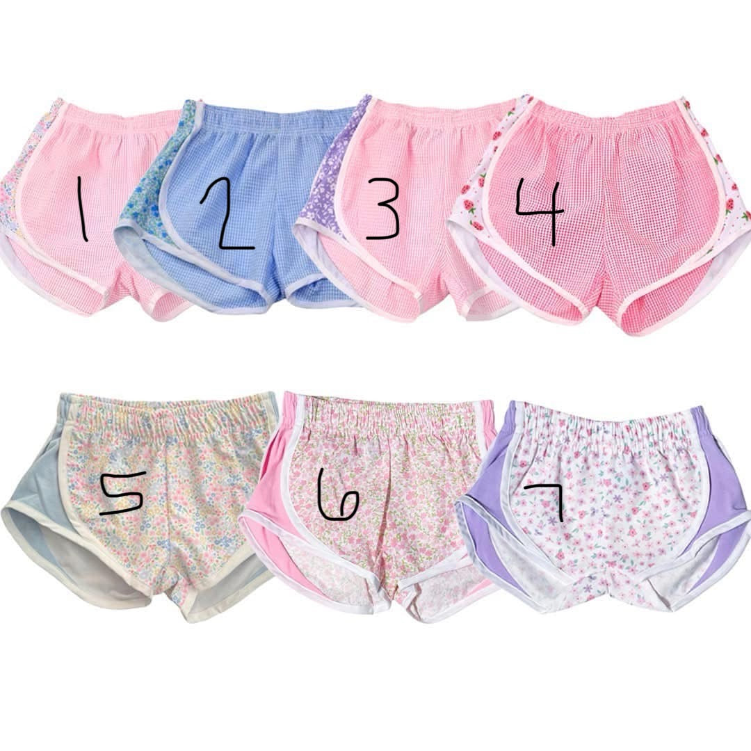 Seersucker + Floral Shorts Preorder