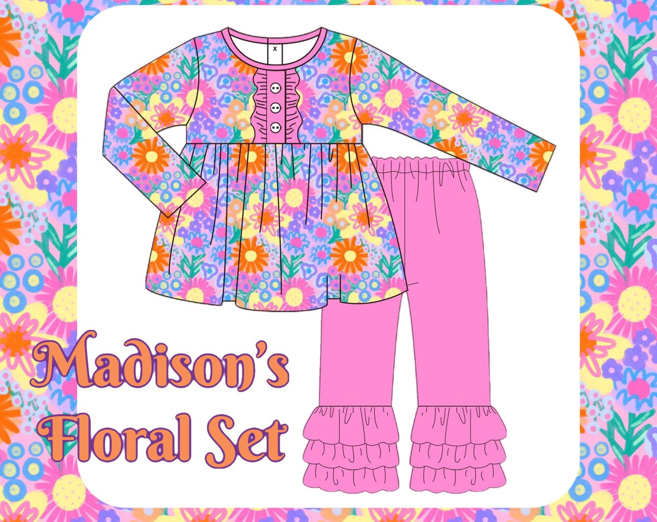 MADISONS FLORAL SET