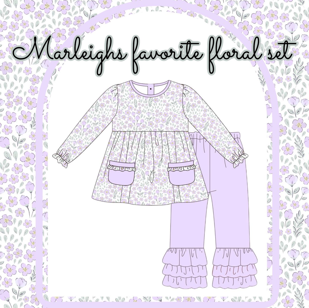 MARLEIGHS FLORAL SET