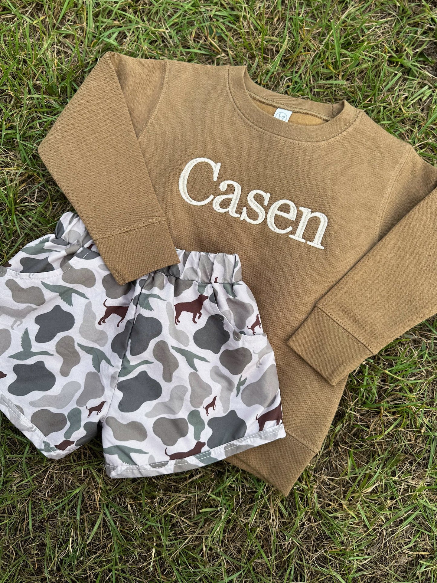 Camo Brown Sweatshirts - ETA: Oct.