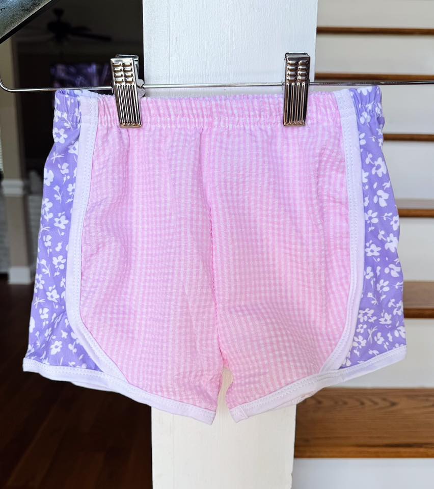 Seersucker + Floral Shorts Preorder