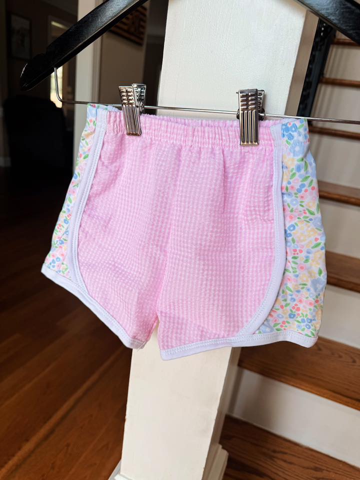 Seersucker + Floral Shorts Preorder