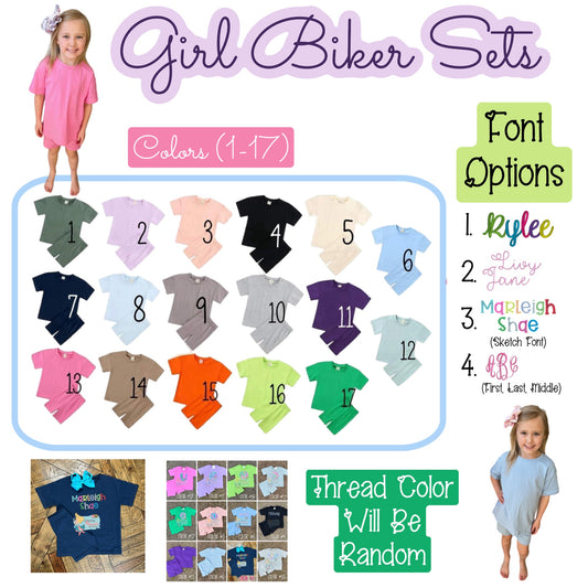 Girl Biker Set Preorder Round 4