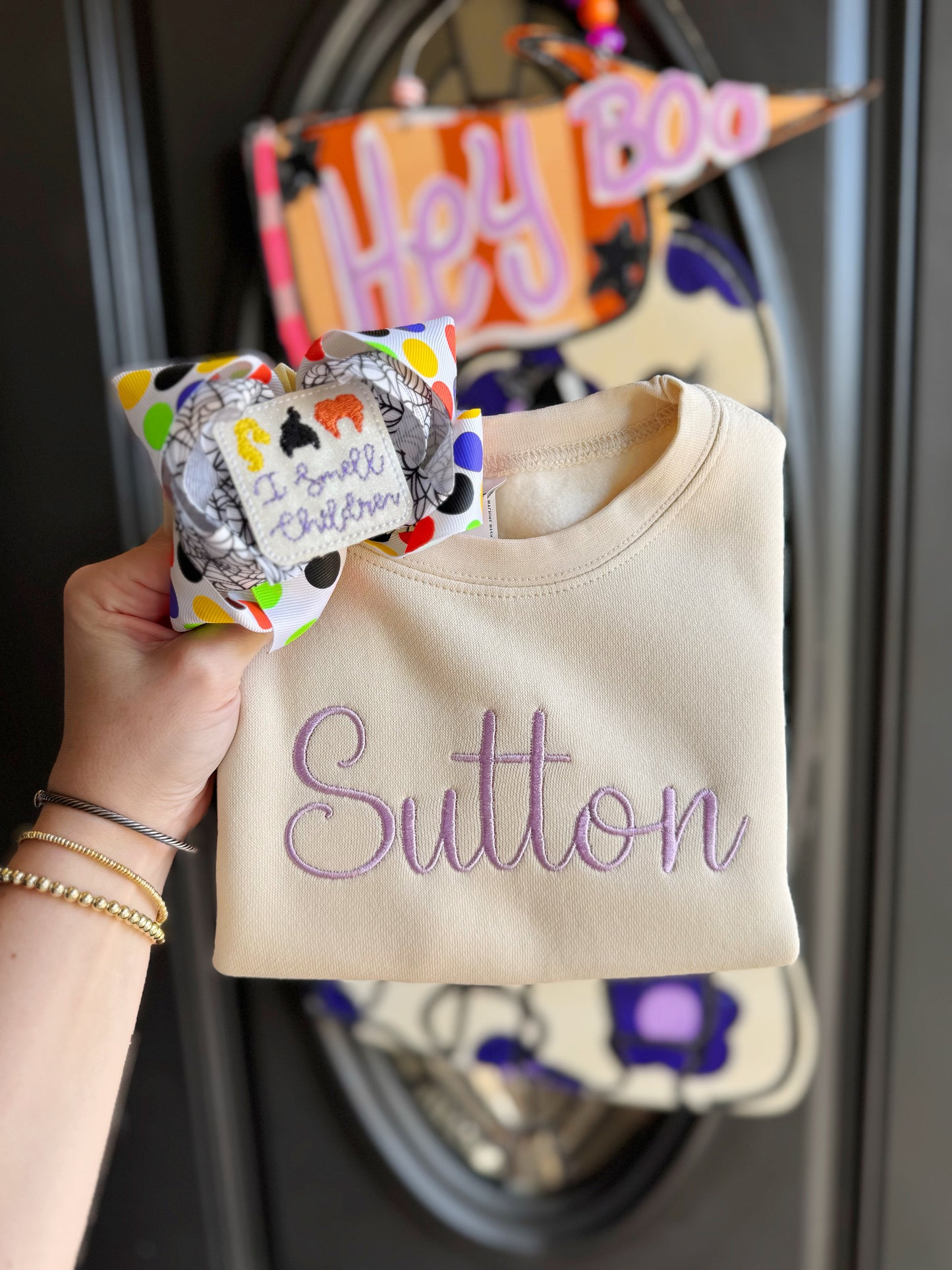 CREAM + LAVENDER CREWNECK - ETA 4 WEEKS