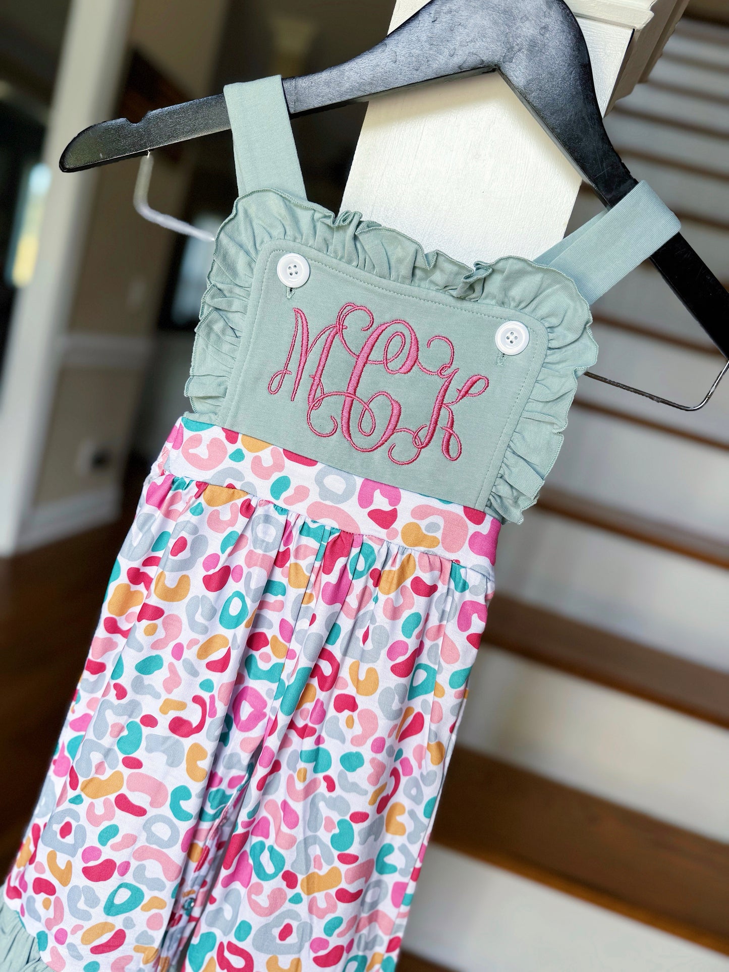 RTS: MULTI COLOR LEOPARD JUMPSUIT