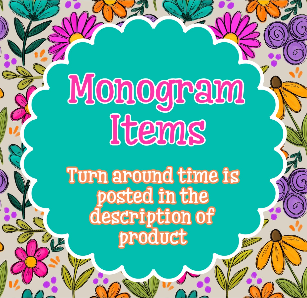 Monogram Items
