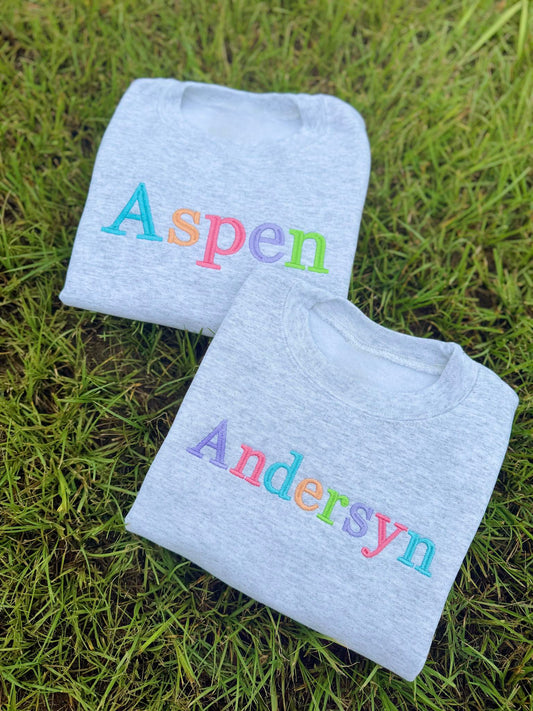 COLOR BLOCK PASTEL CREWNECK - ETA 4 WEEKS