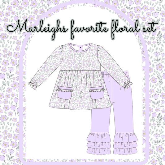 MARLEIGHS FLORAL SET