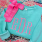 SALTWATER PINK CREWNECK FISHTAIL FONT - ETA 4 WEEKS