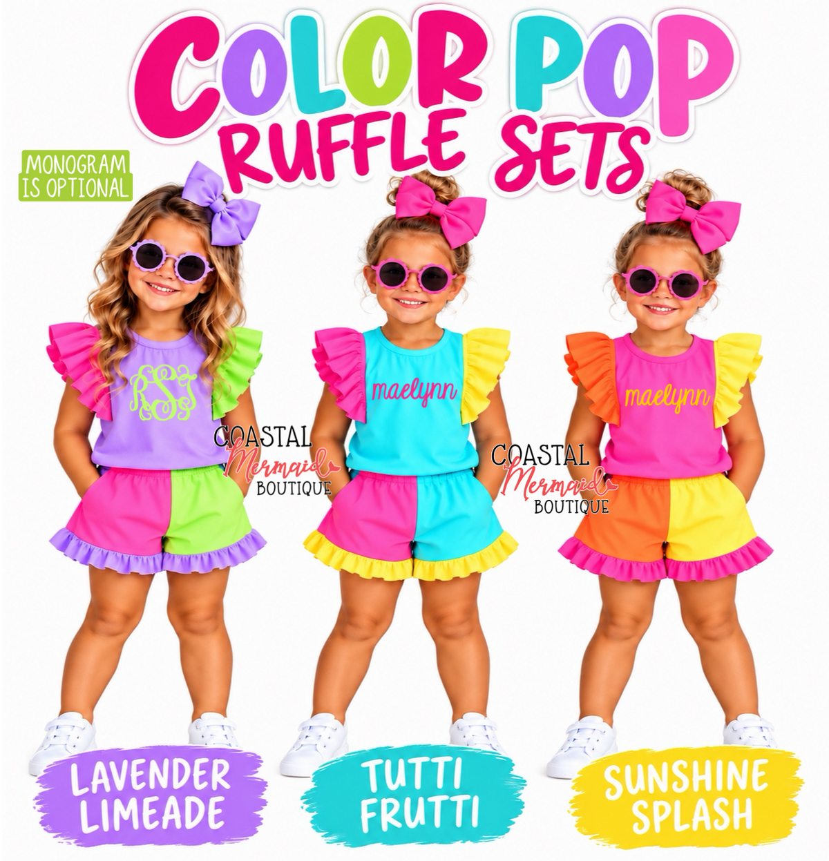 COLOR POP RUFFLE SETS