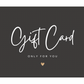 Coastal Mermaid Boutique Gift Card