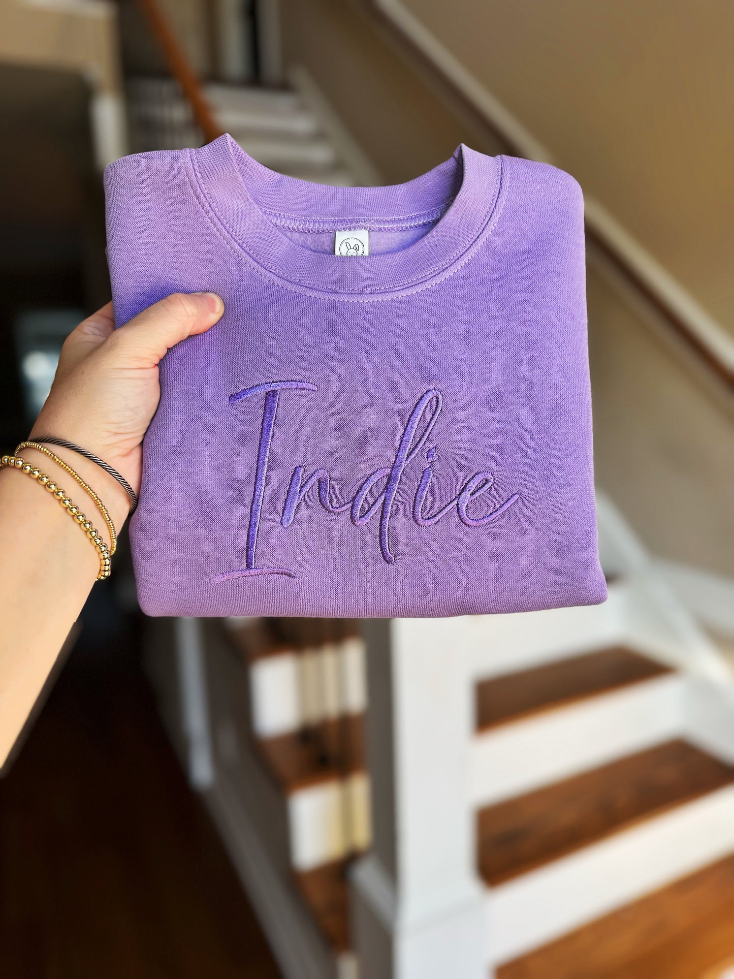 PURPLE MONOCHROME CREWNECK - ETA 4 WEEKS