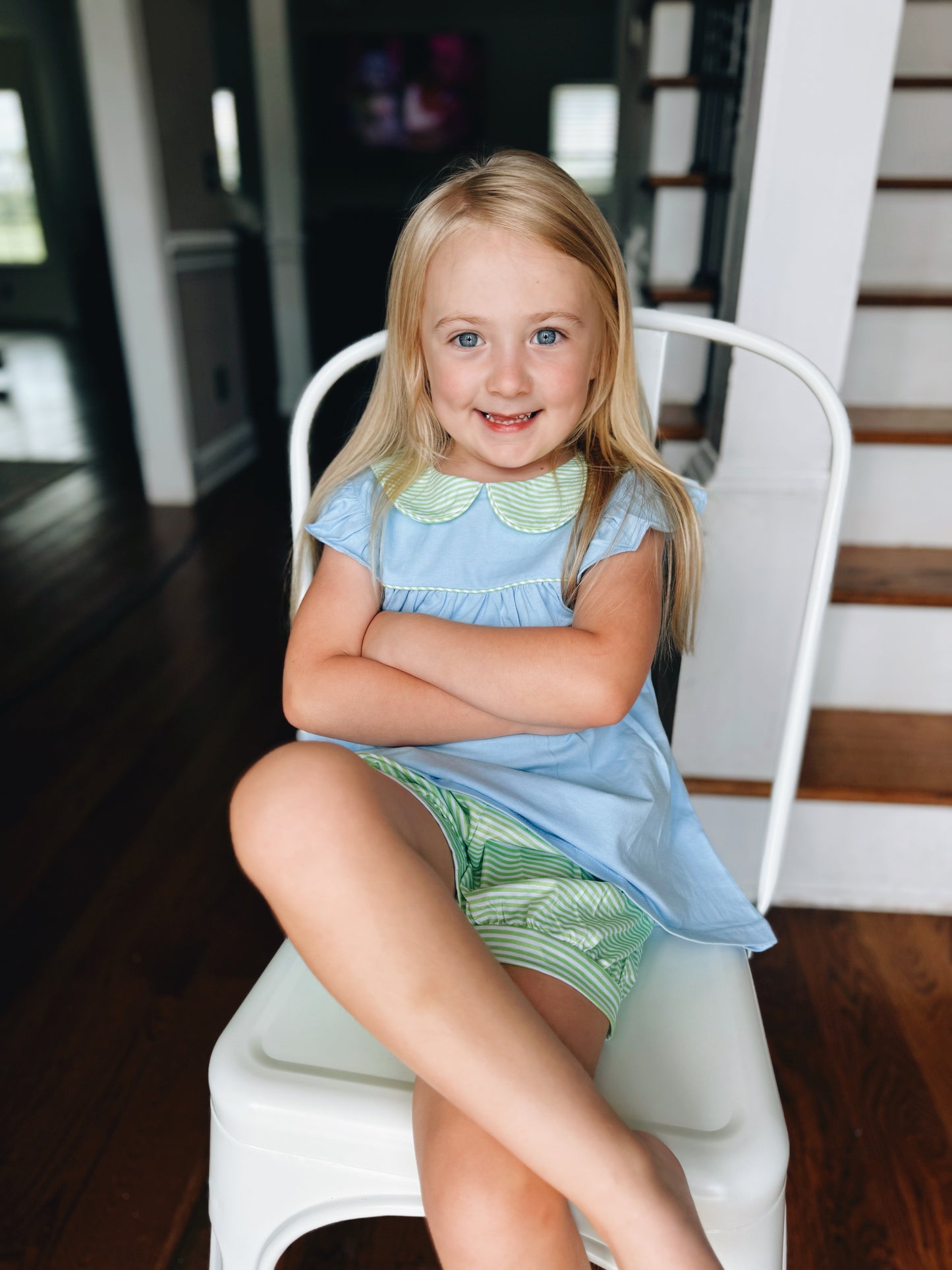 RTS: BLUE + GREEN STRIPE SET