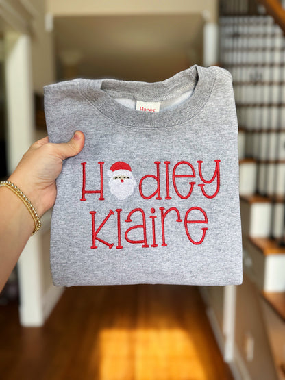 SANTA MINI FILL BOY|GIRL CREWNECK - ETA 4 WEEKS