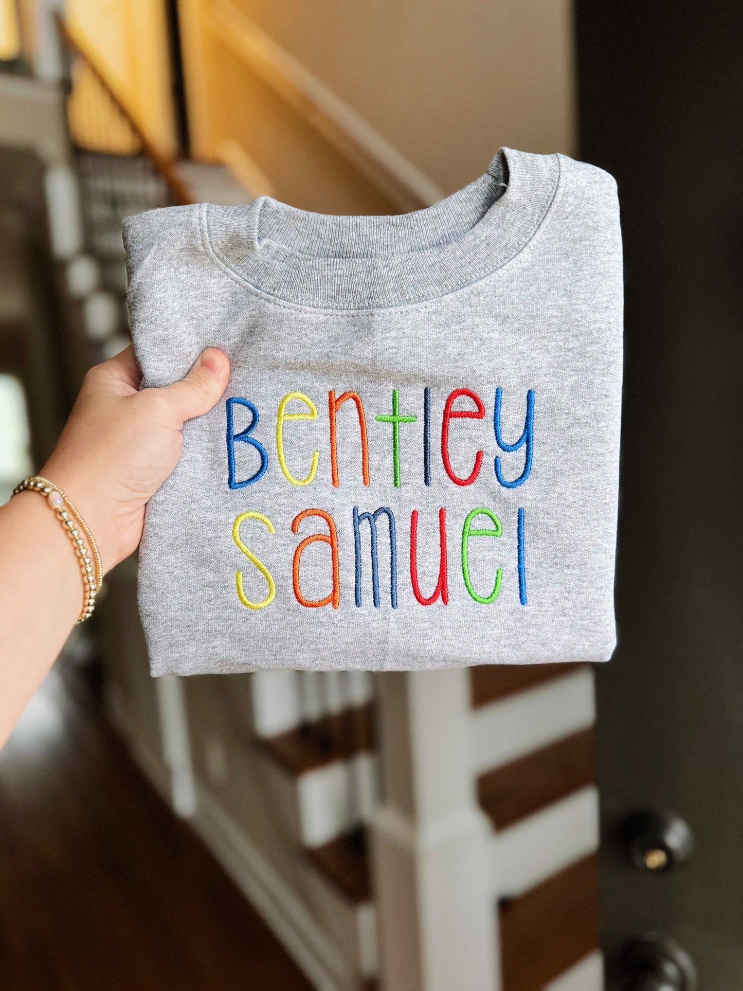 BOY RAINBOW THEME CREWNECK - ETA 4 WEEKS