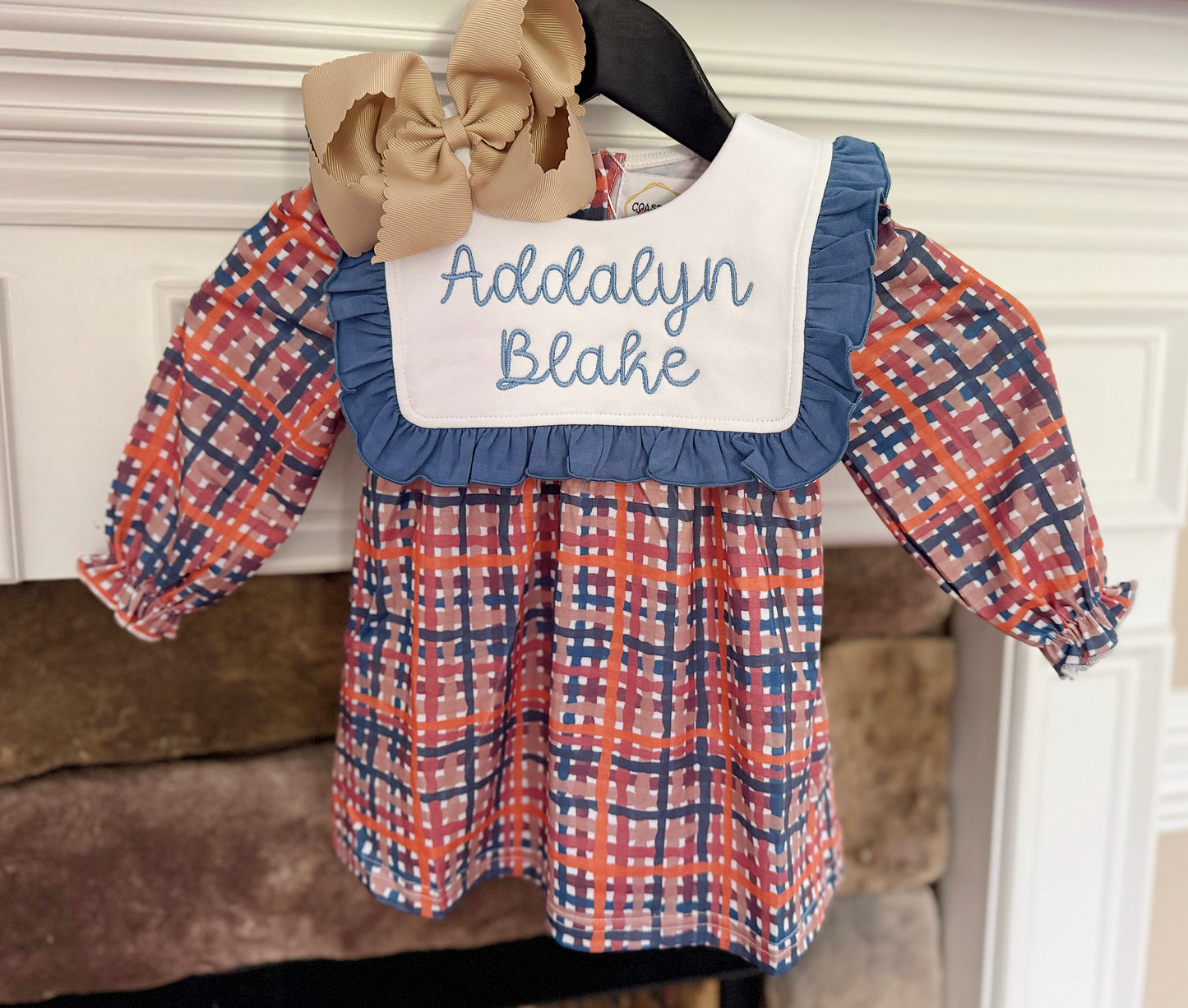 RTS: FALL PLAID DRESS