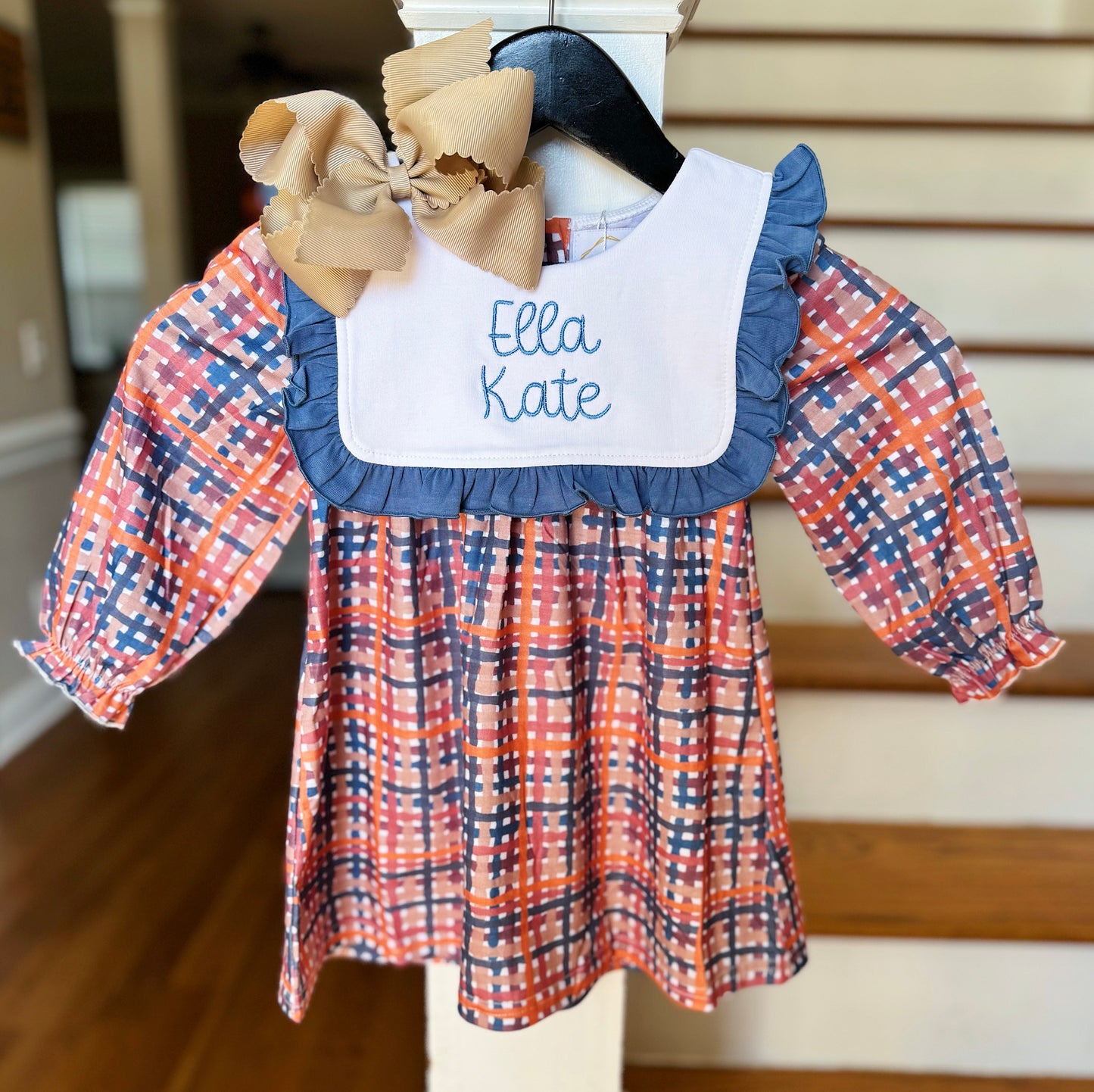 RTS: FALL PLAID DRESS