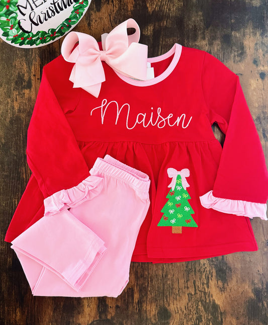 RTS: CHRISTMAS EMBROIDERY BOW SET