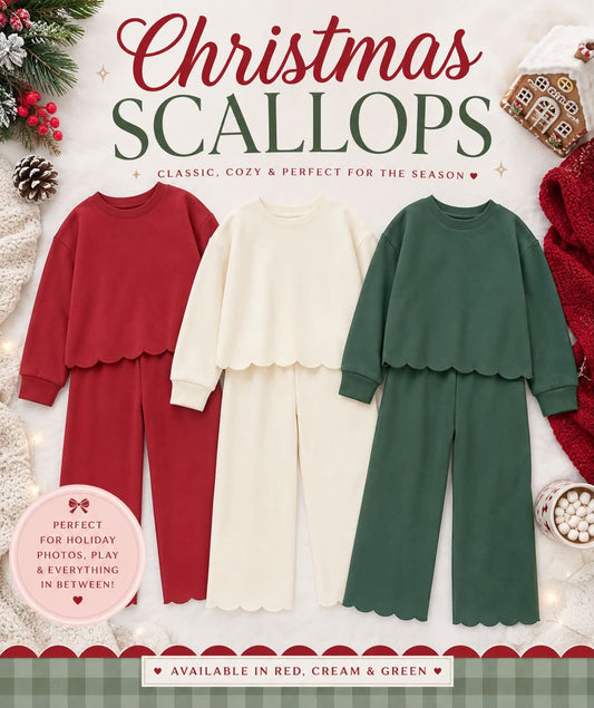 CHRISTMAS SCALLOP SETS - ETA NOVEMBER