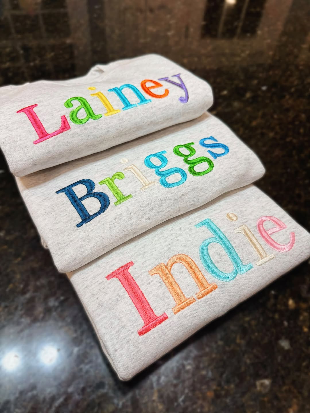 CUSTOM CREWNECK - MULTIPLE COLOR COMBO OPTIONS