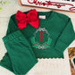 CHRISTMAS CREST SCALLOP GREEN SETS 2